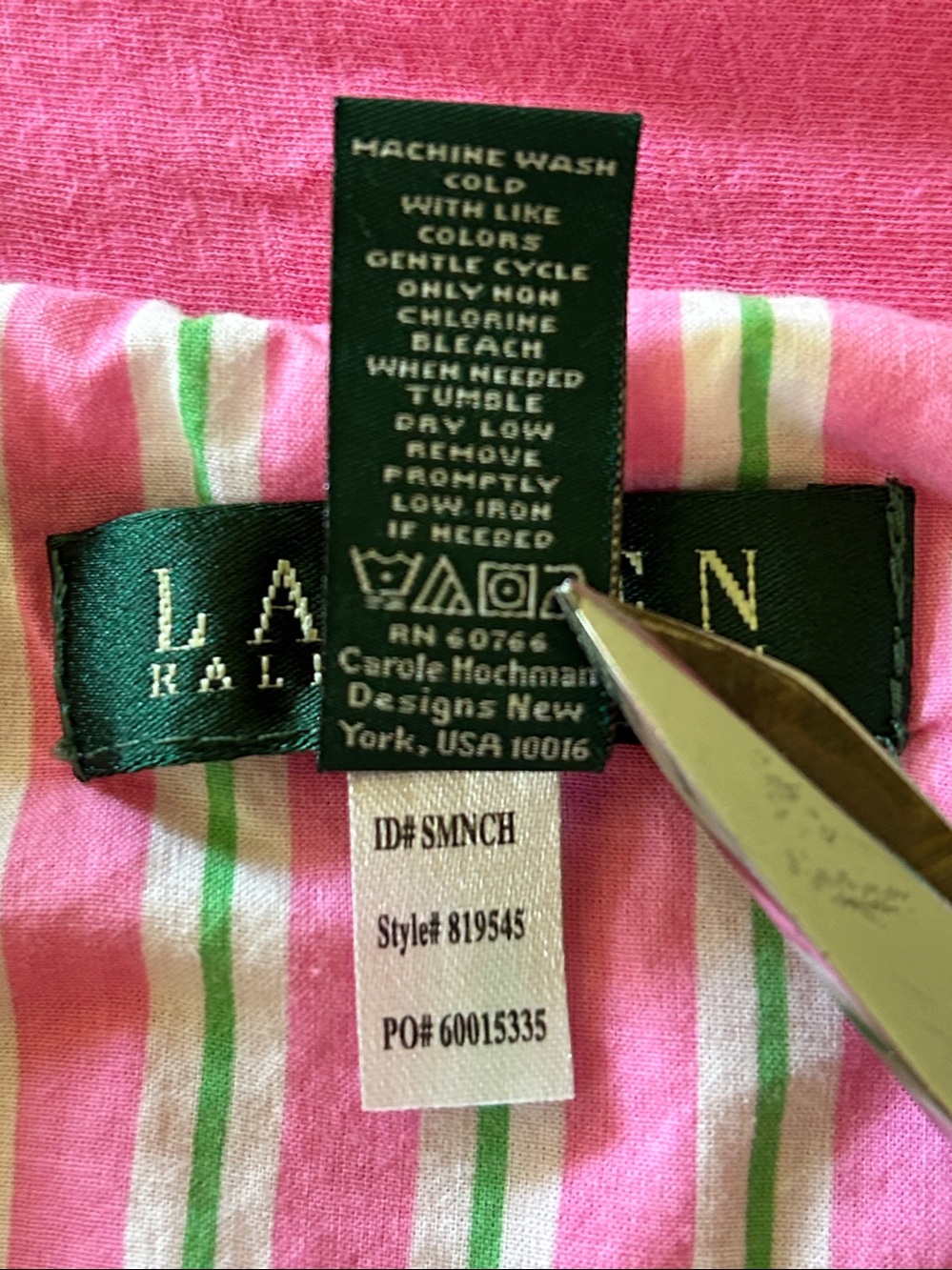 LRL Pajama Bermuda Shorts Set - Pink - Sz Small - Picture 9 of 12